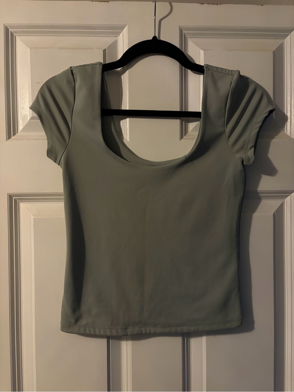 Old Navy Sage Scoop Neck Crop Top